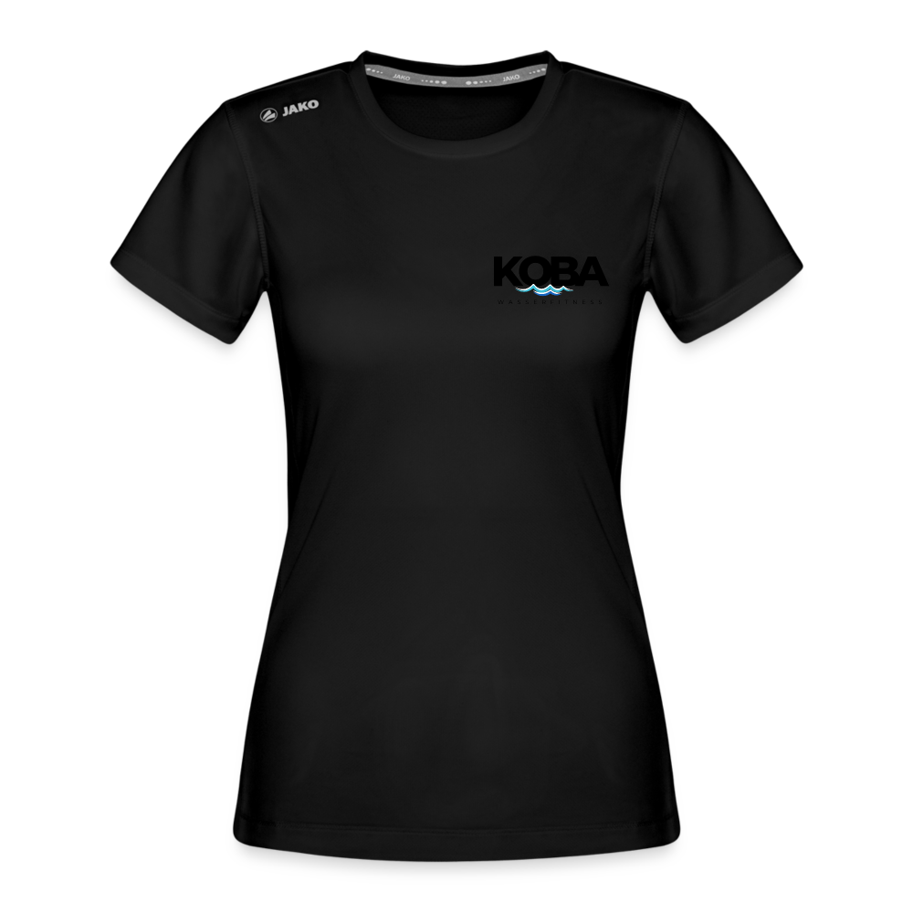 JAKO Frauen T-Shirt Run 2.0 „KOBA“ - Schwarz