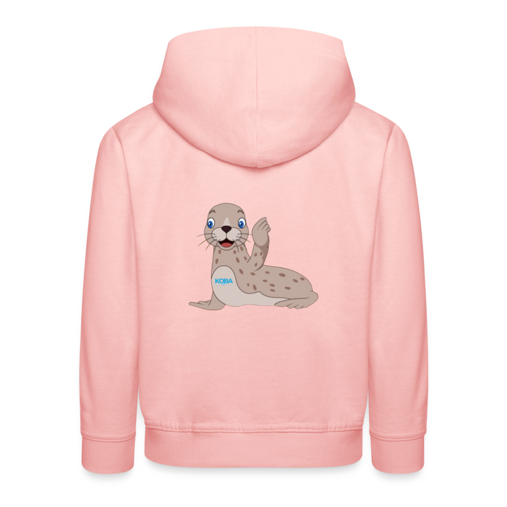 Kinder Premium Hoodie „KOBA“ - Kristallrosa