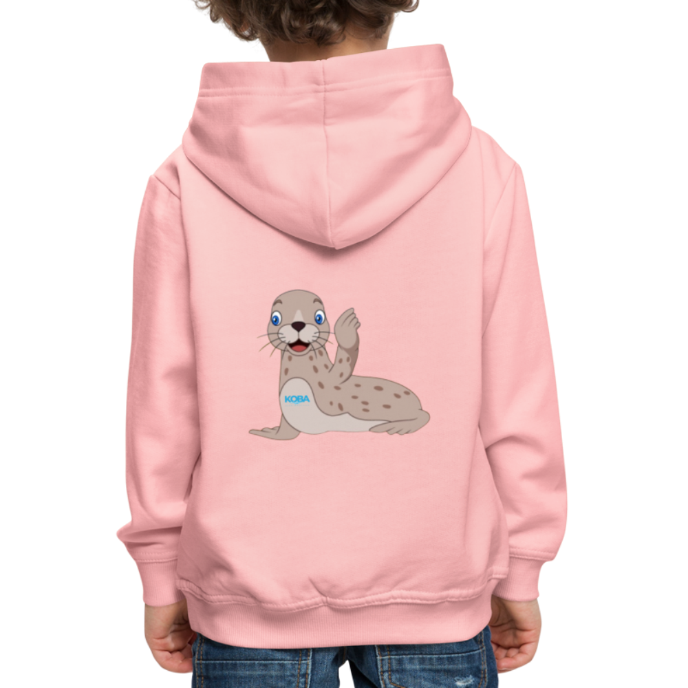 Kinder Premium Hoodie „KOBA“ - Kristallrosa