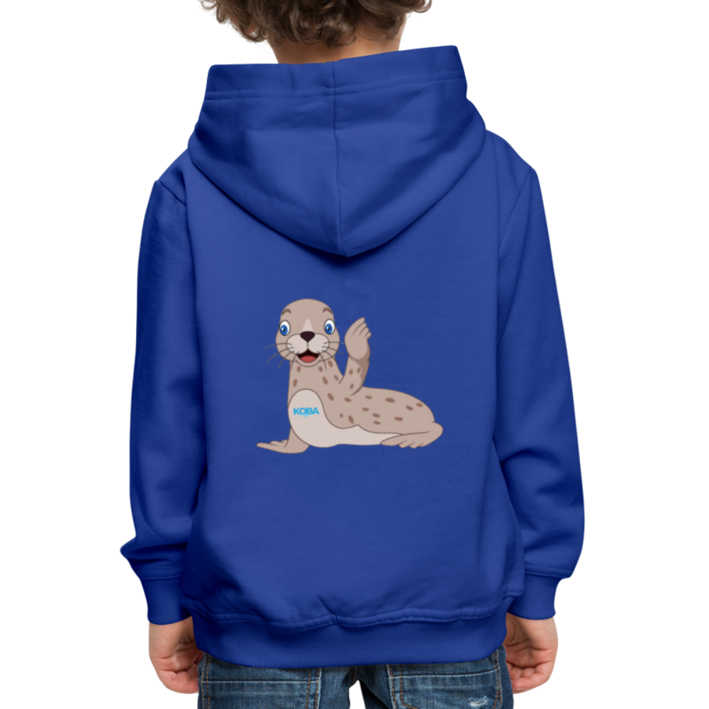 Kinder Premium Hoodie „KOBA“ - Royalblau
