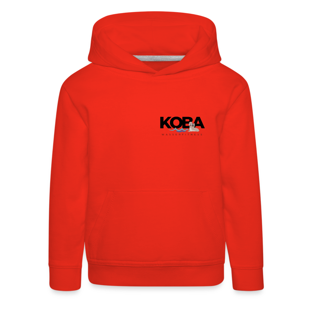 Kinder Premium Hoodie „KOBA“ - Rot