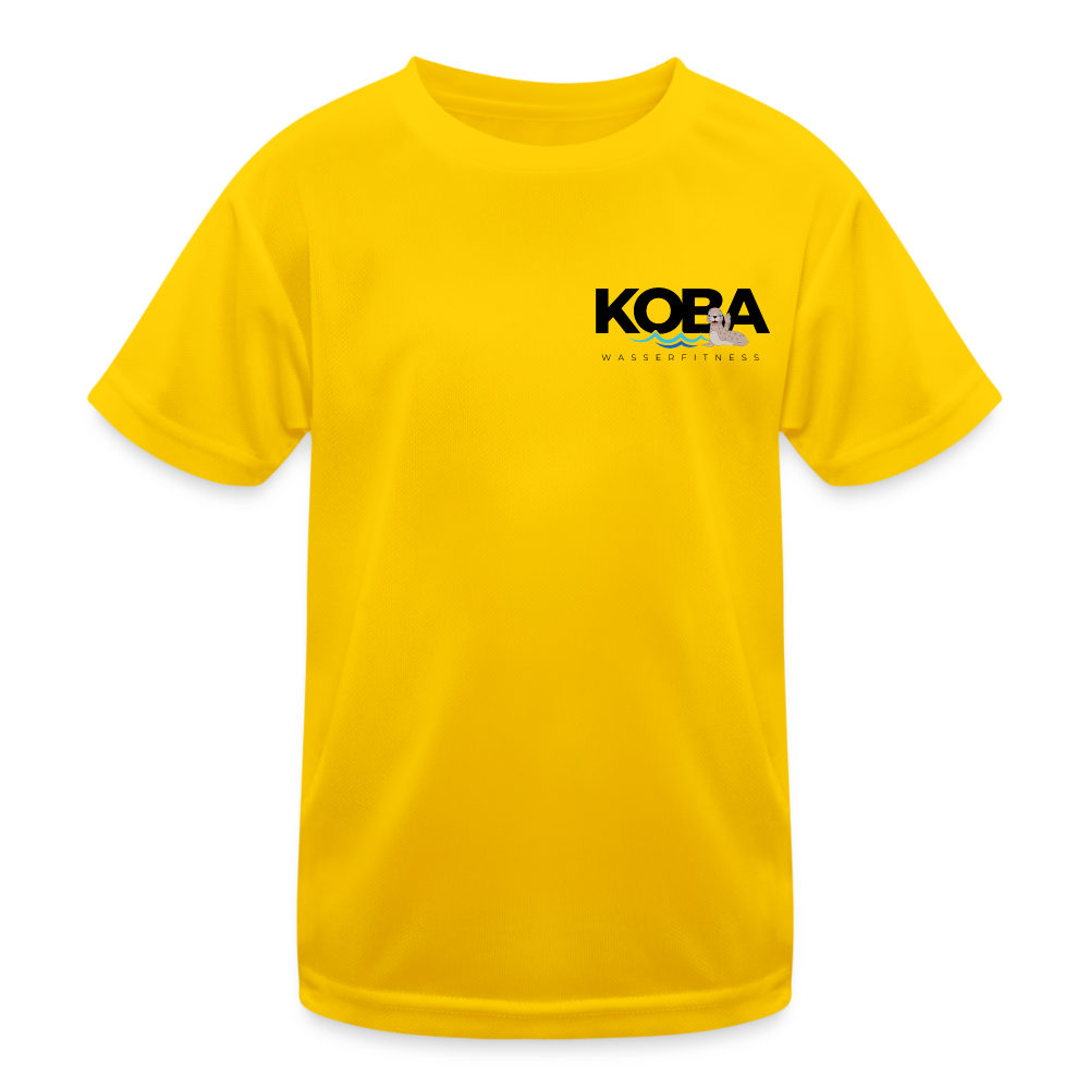 Kinder Funktions-T-Shirt „Koba - der Seelöwe“ - Eigelb